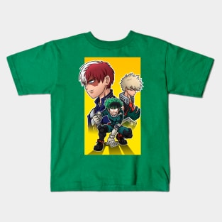 3 Heroes! Kids T-Shirt